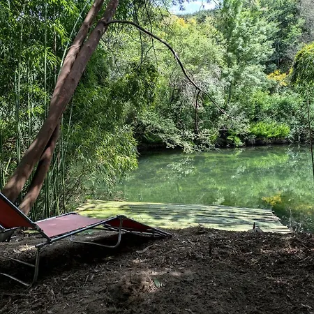 Secluded Bell Tent Surrounded By Nature For A Peaceful Romantic Escape In Coimbra District, Portugal Sao Joao de Lourosa